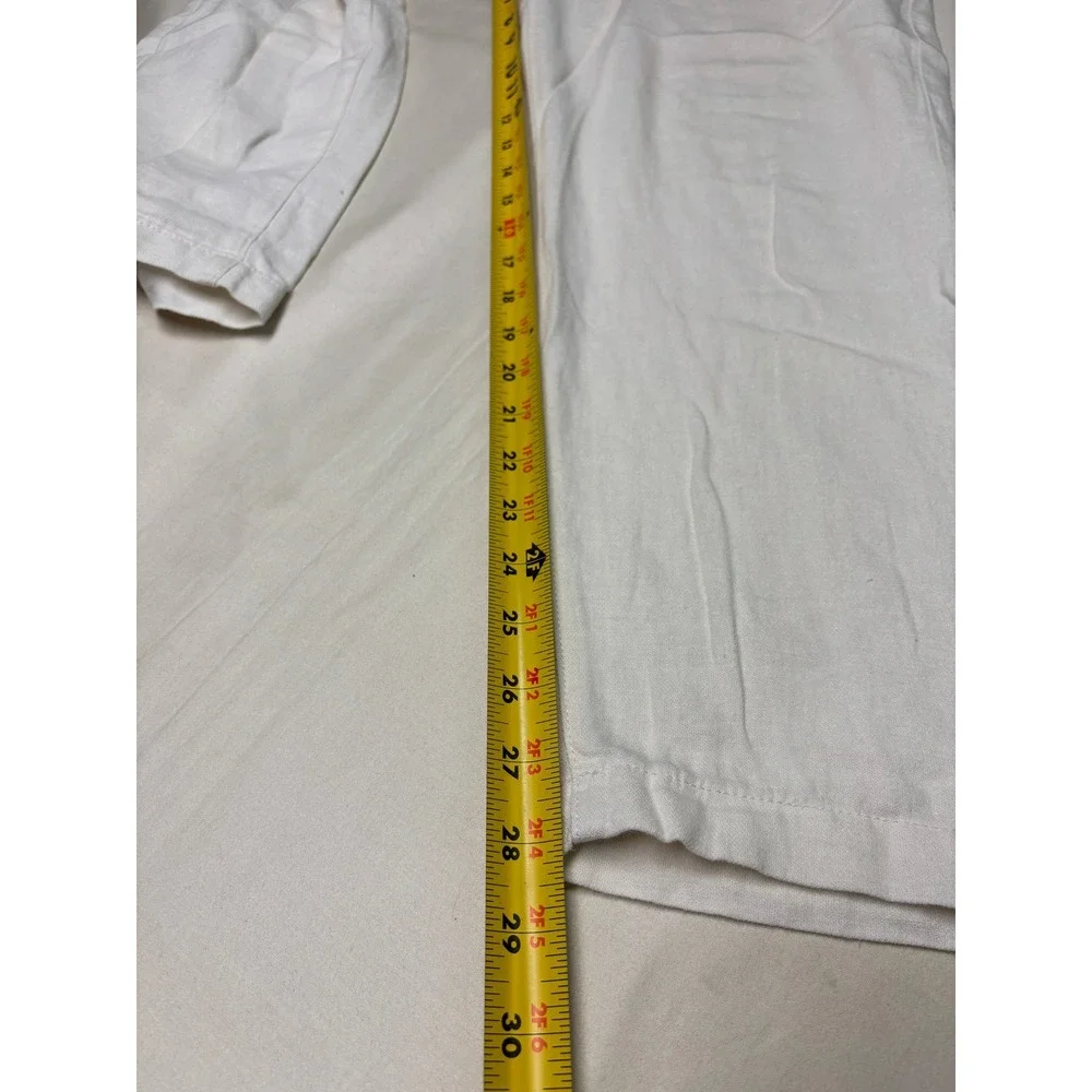 Banana Republic Athletic Linen Transition Pants White Mens 38x28 878276-02